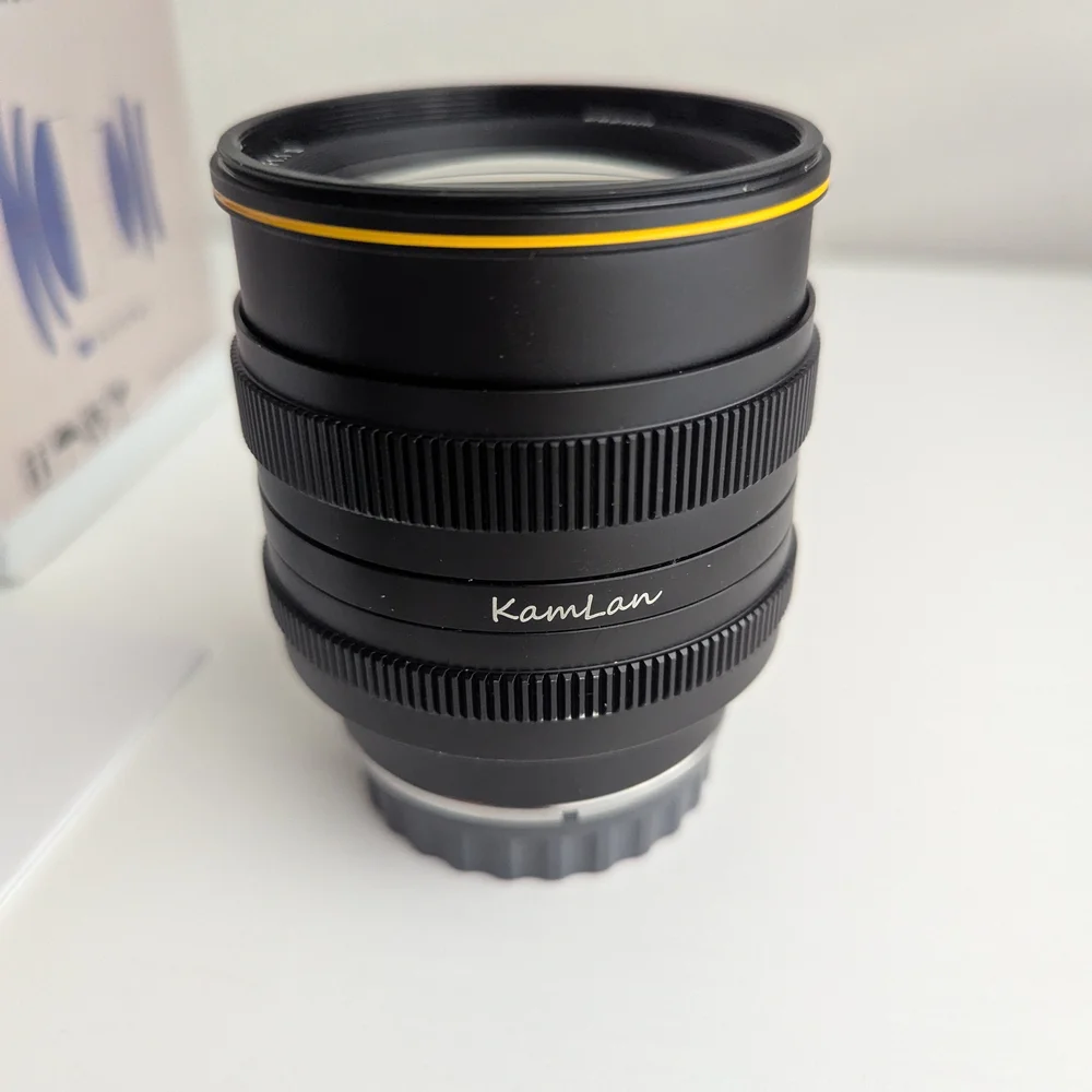 KamLan 50mm F1.1 II Lens w/ Manual Focus - Canon Mirrorless M EF-M